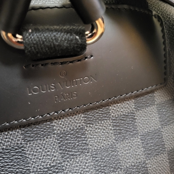 *SOLD*Josh Damier Graphite Canvas in Grey - Picture 10 of 13